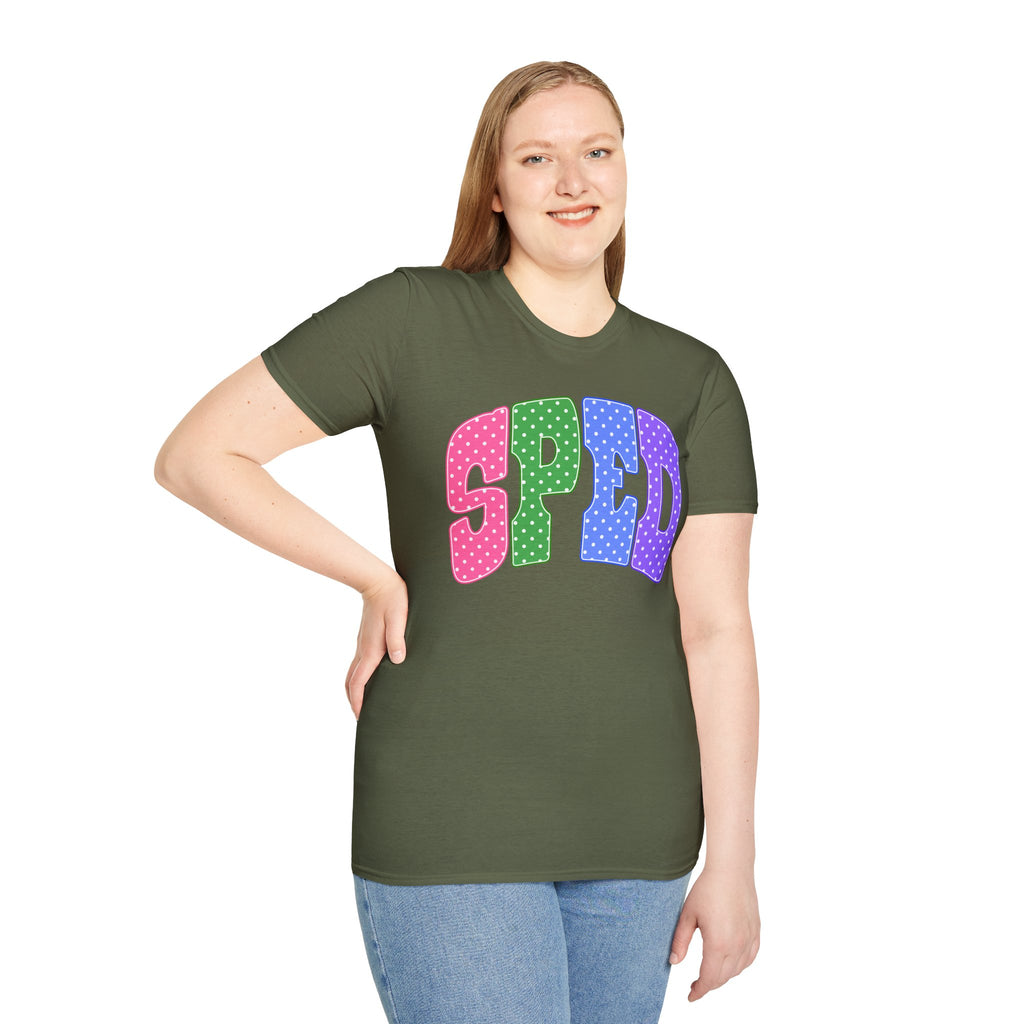 SPED Polka Dot Tee — Special Education T-Shirt