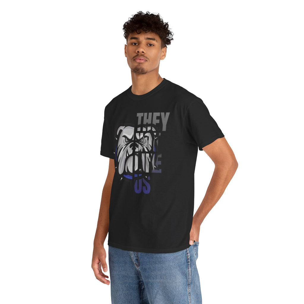 Tahoka Bulldog - They Not Like Us - Unisex Heavy Cotton Tee