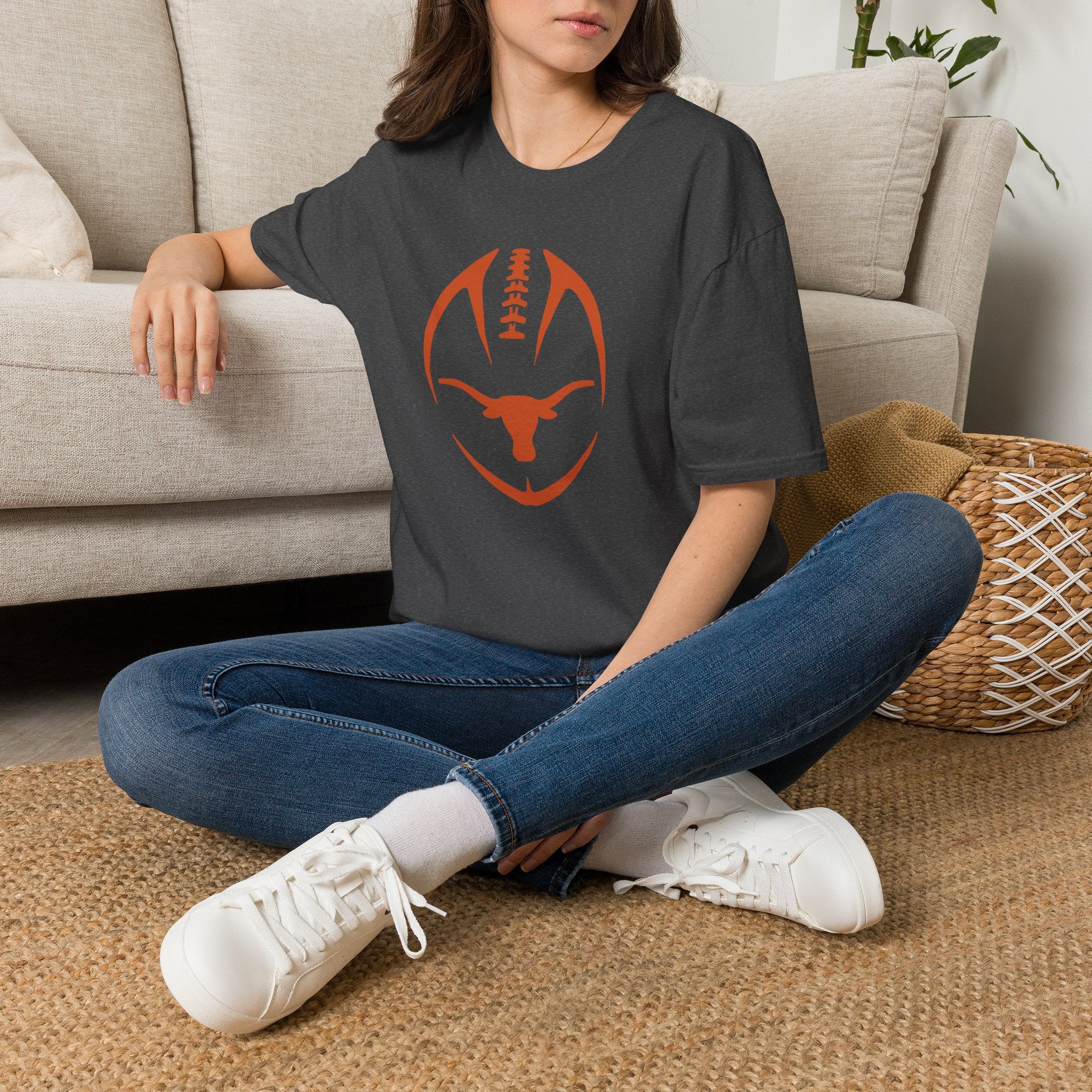 Texas Longhorn Football T‑Shirt — Longhorn Football Logo Tee