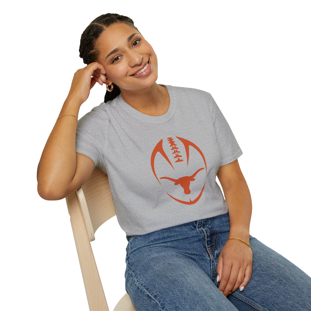 Texas Longhorn Football T‑Shirt — Longhorn Football Logo Tee