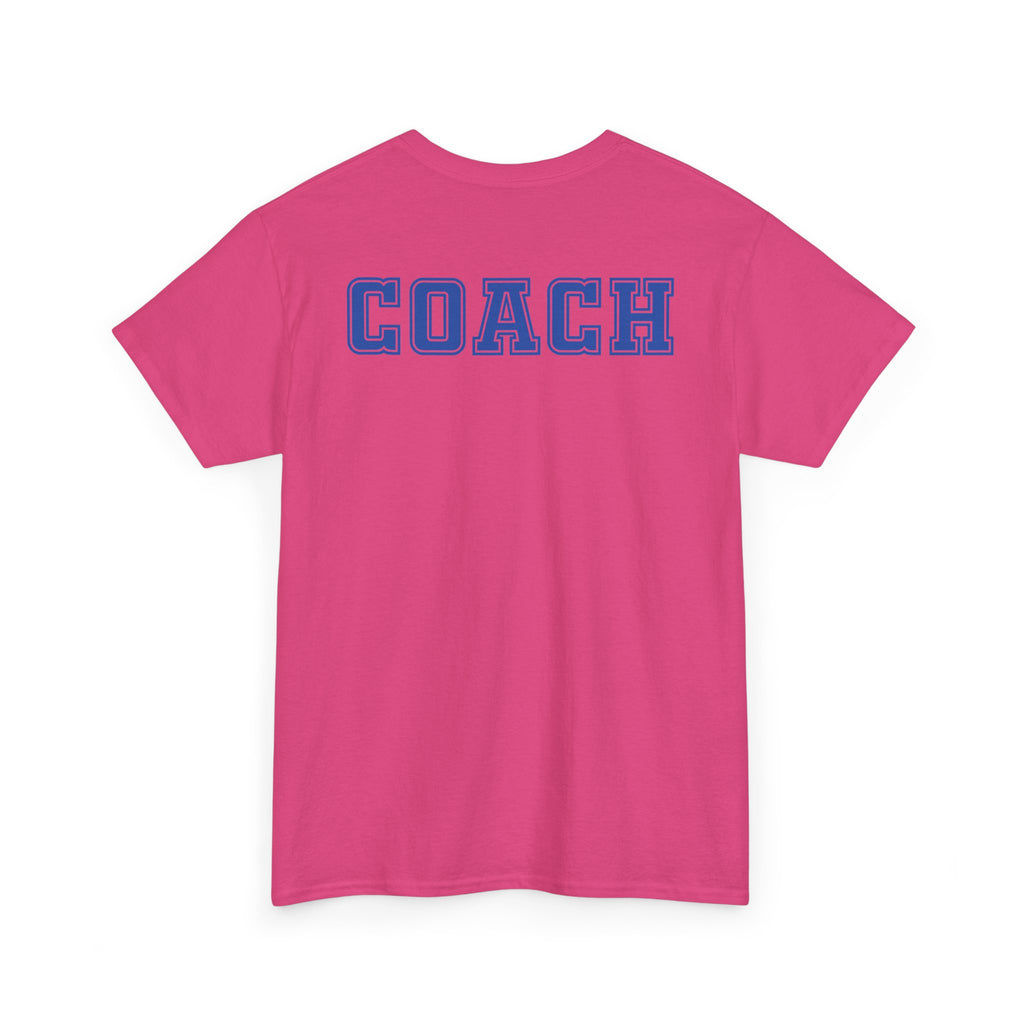 Sassy Slugger Kids Baseball Tee — Colorful Coach Back Design