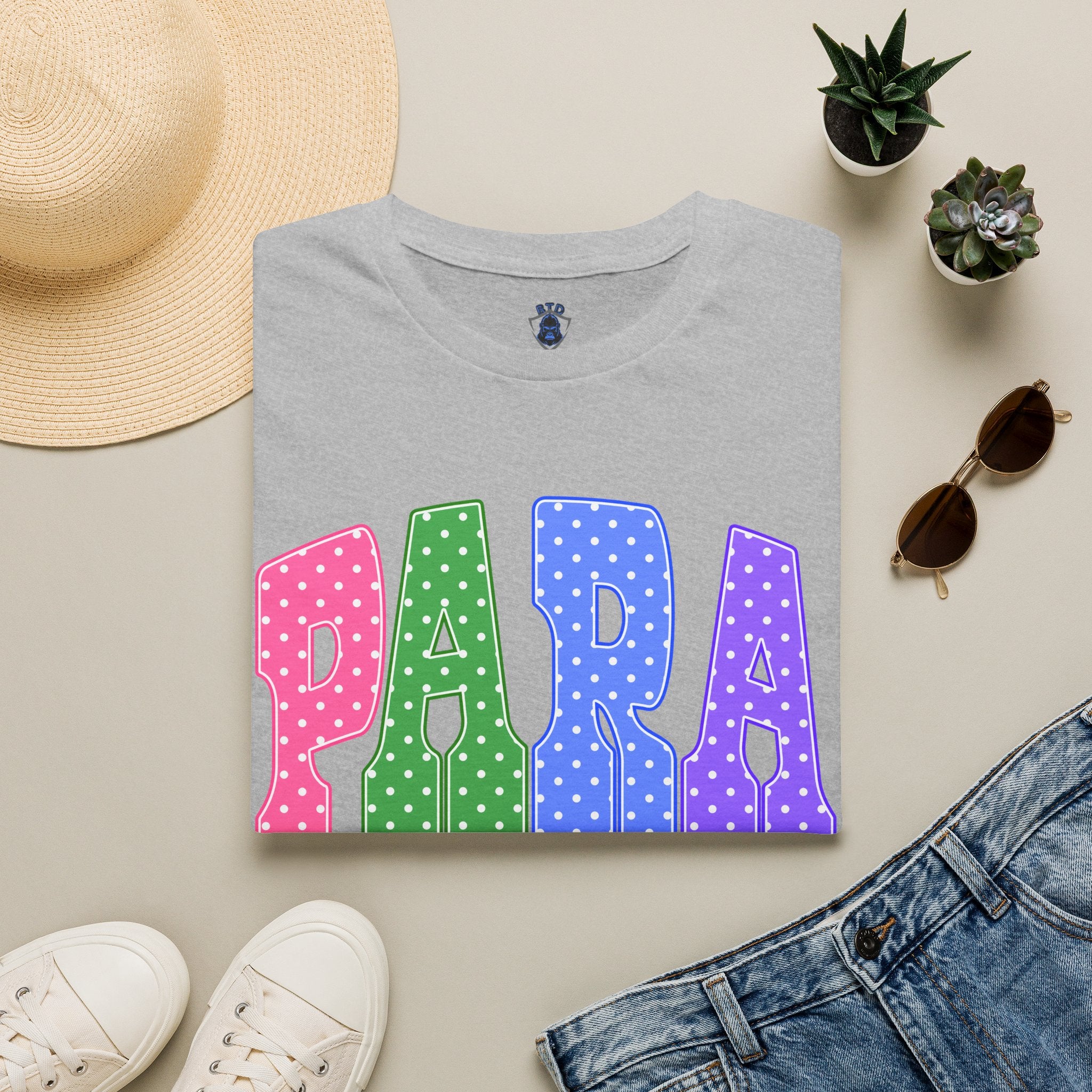 PARA PROFESSIONAL — Colorful Retro 'PARA' Tee