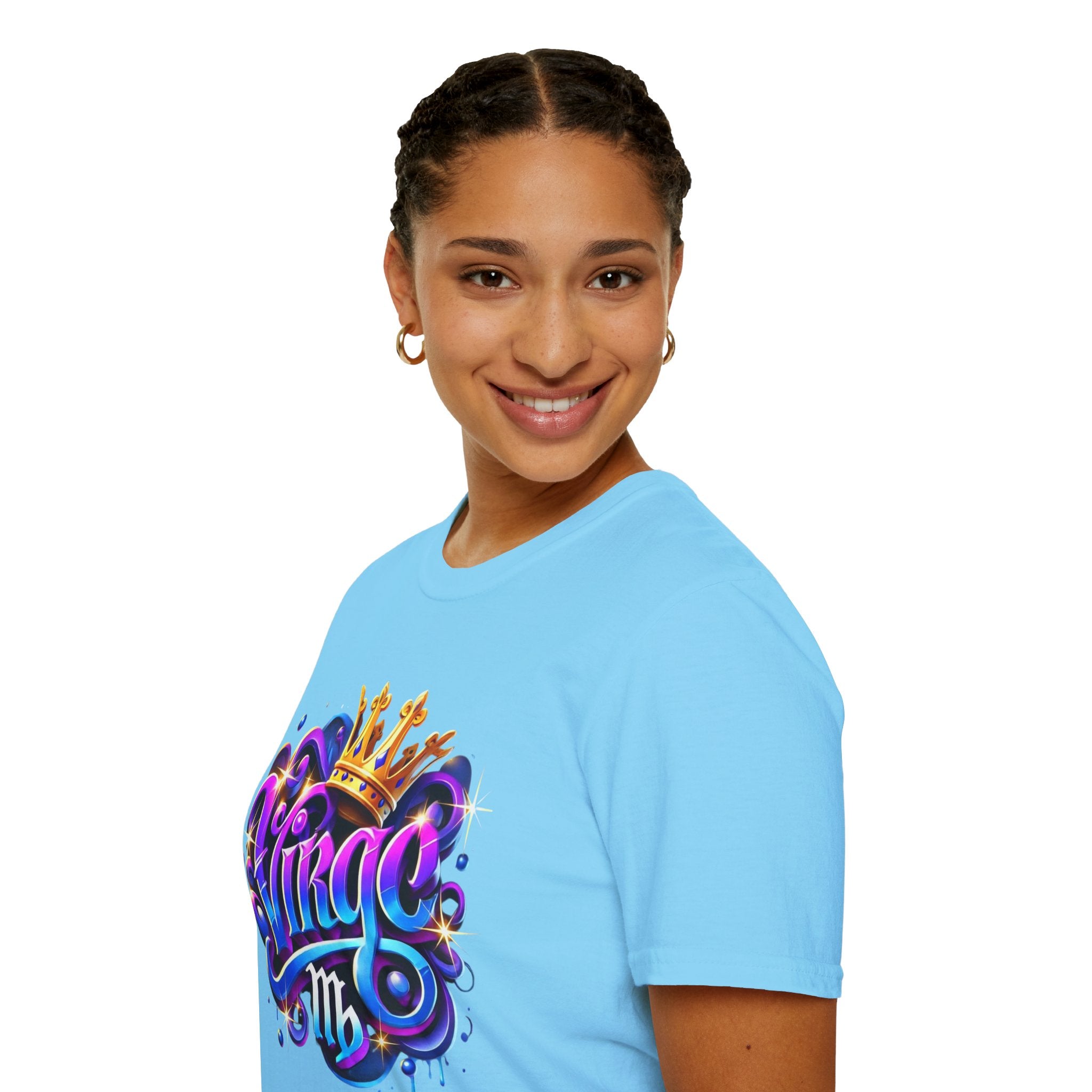 Virgo Crown T-Shirt — Zodiac Astrology Graphic Tee