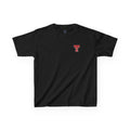 Kids T-Shirt — Texas Tech Red Raiders Skyline Tee (Front Logo, Back City Design)